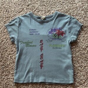 Women’s Blue Graphic T-Shirt